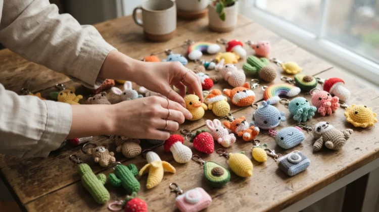 24 Trendy Amigurumi Crochet Keychain Pattern Ideas for Playful Pocket-Sized Crafts