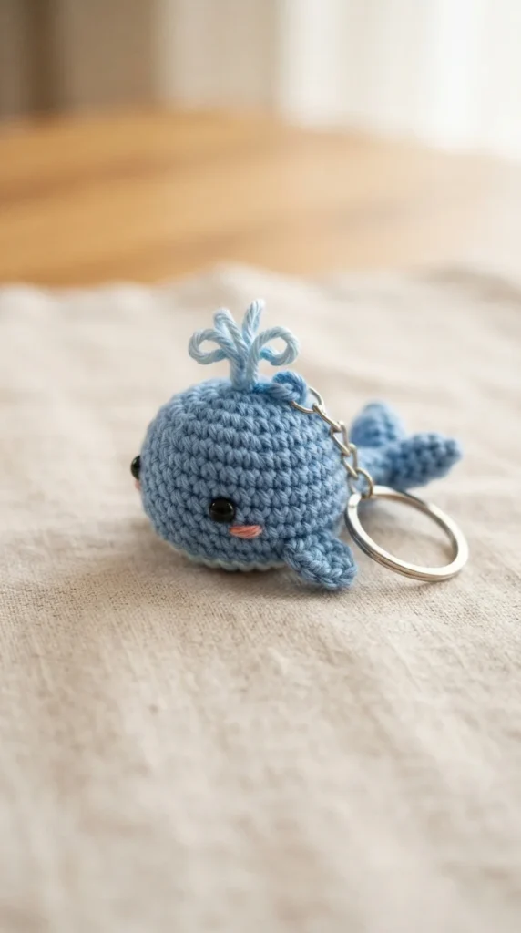 Baby Whale Keychain Design