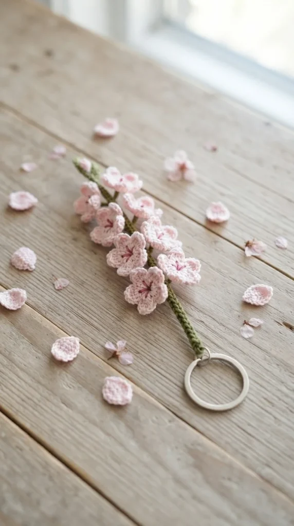 Cherry Blossom Keychain