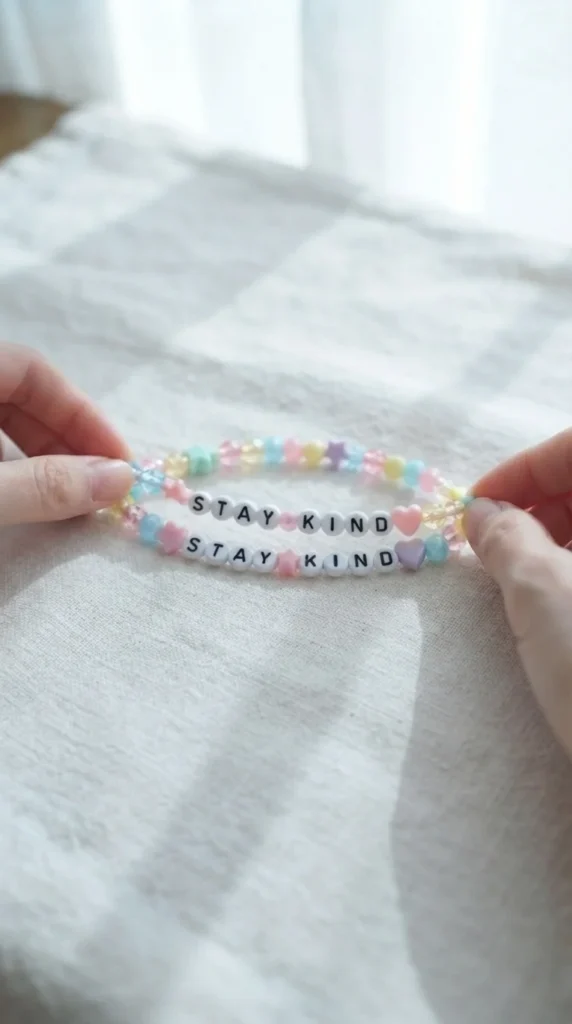 Color Code Bestie Initial Bracelets