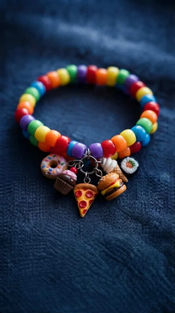 Cute Food Charm Bracelet