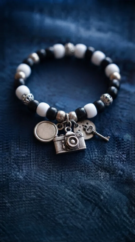 DIY Recycled Charm Bracelet
