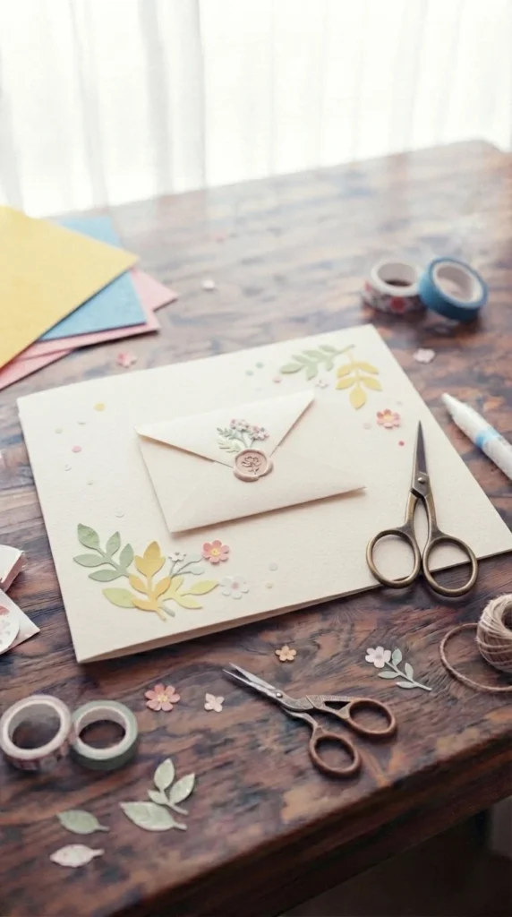 Envelope Pocket Message Card
