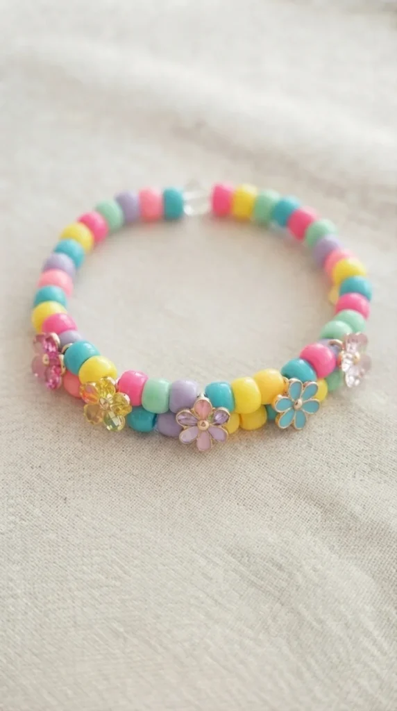 Flower Charm Bracelet