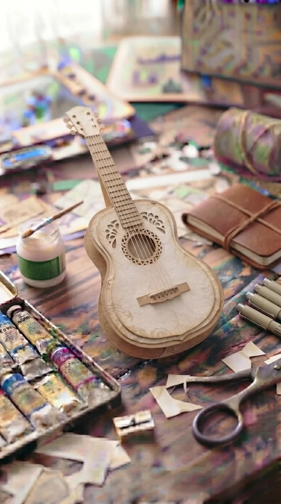 Guitar Music Card