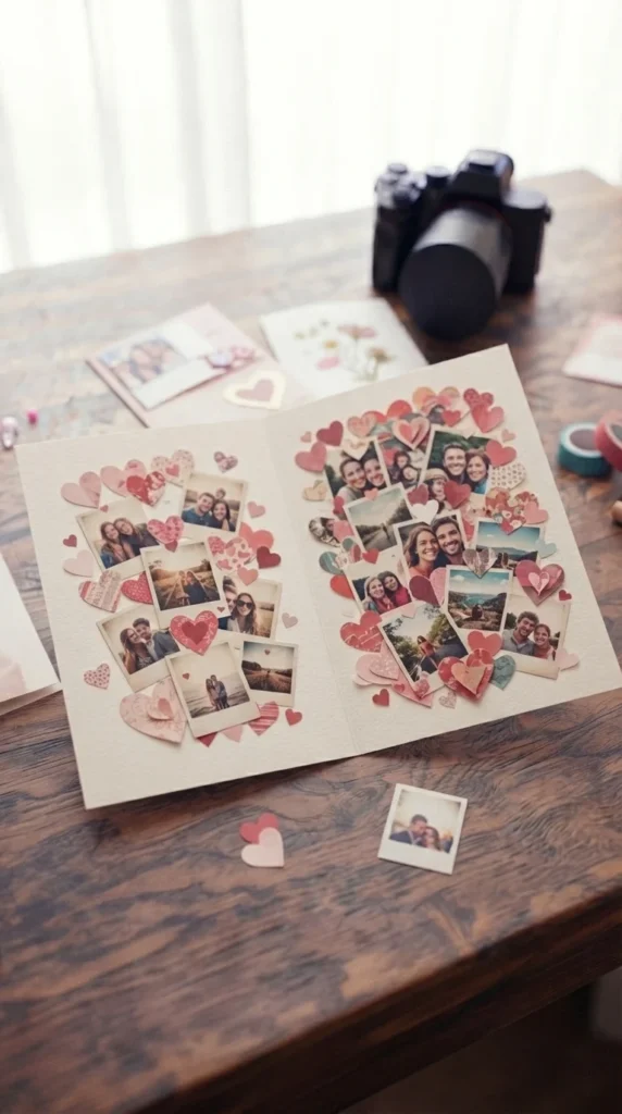Heart Collage Memory Card