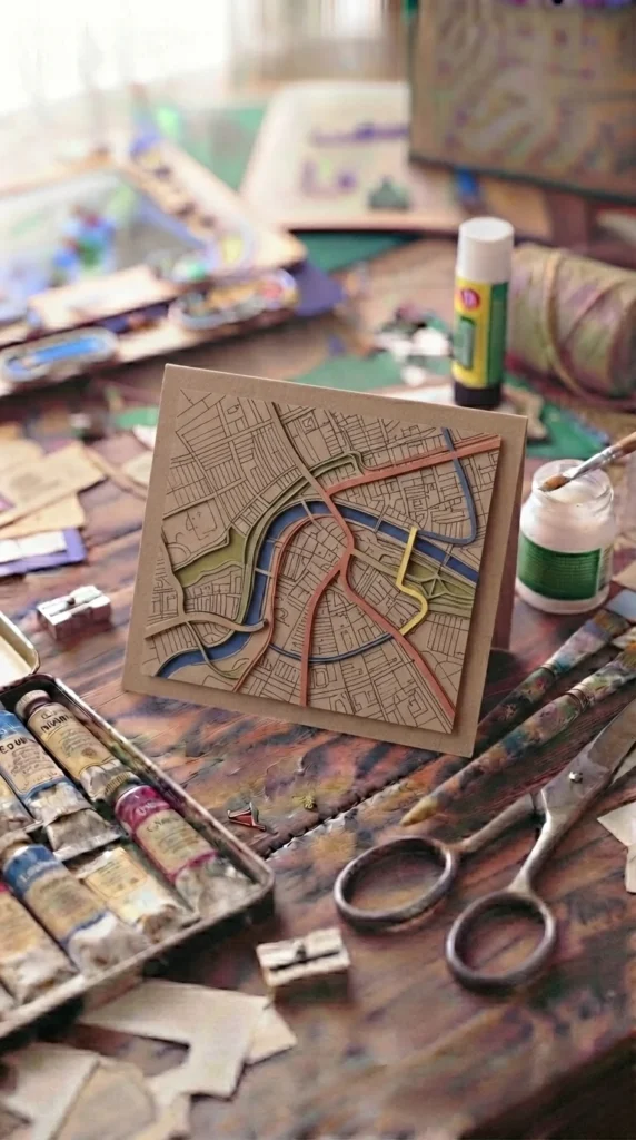 Map of Hometown Card