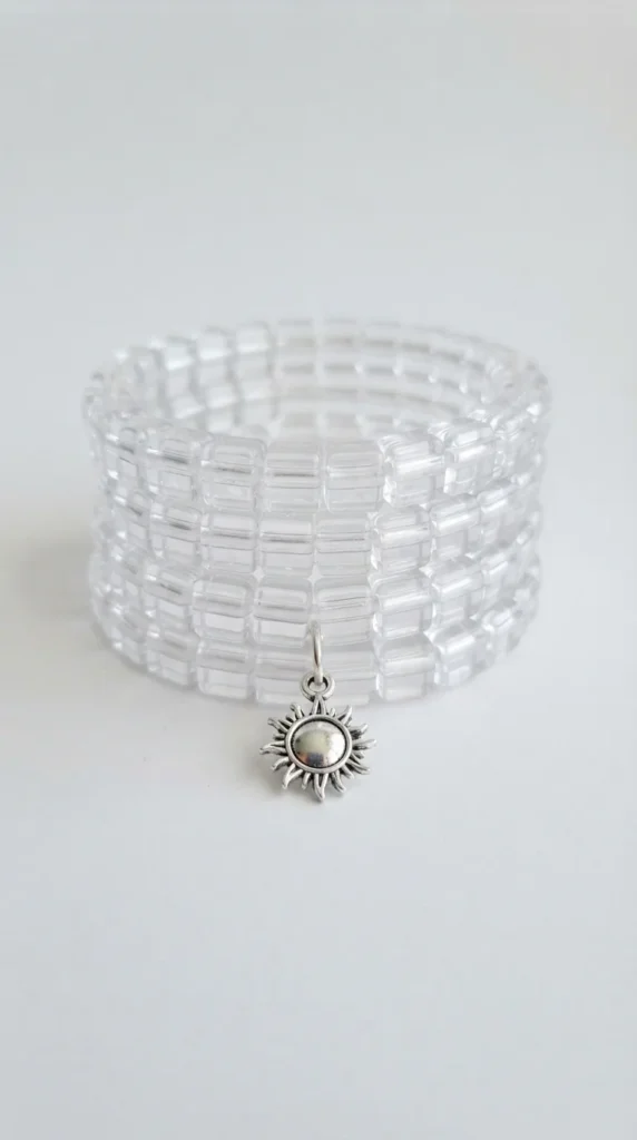 Minimal Clear Charm Bracelets