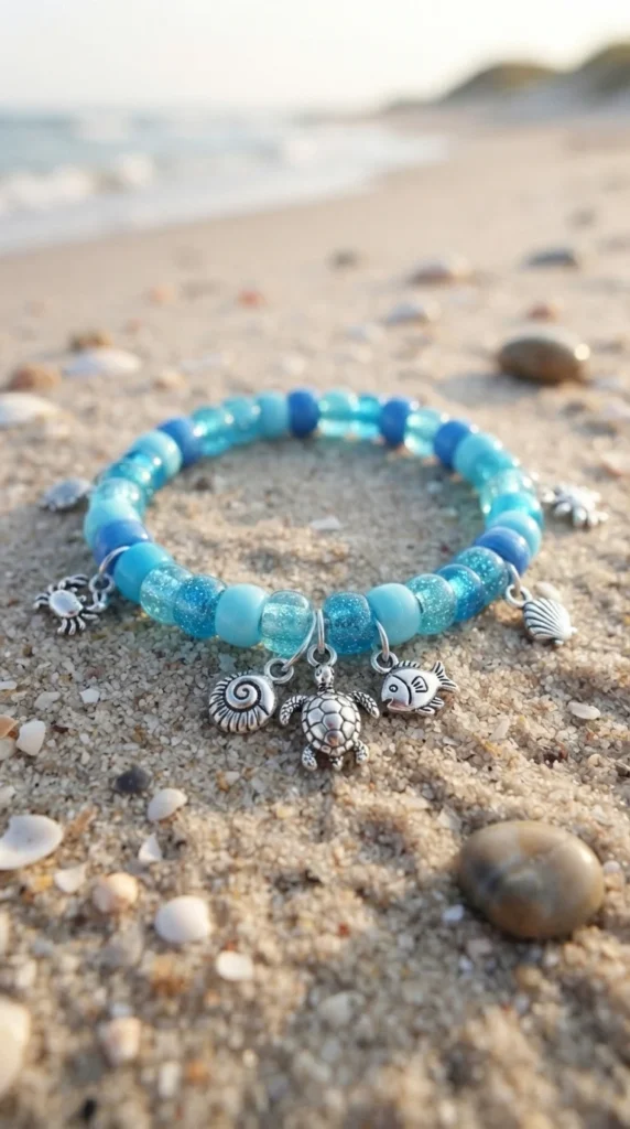 Ocean Theme Charm Bracelet