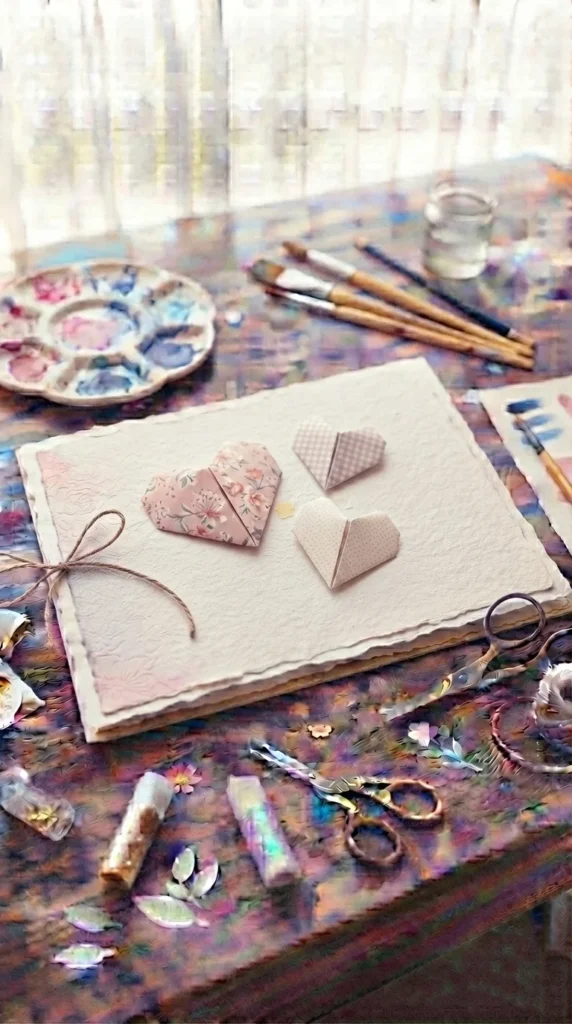 Origami Heart Card