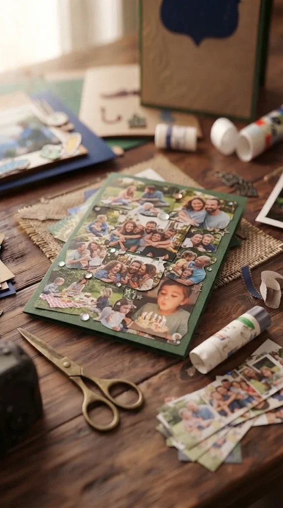 Photo Collage Memory Card