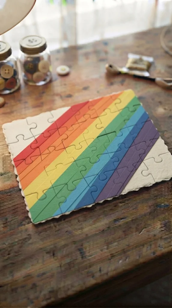Puzzle Message Card