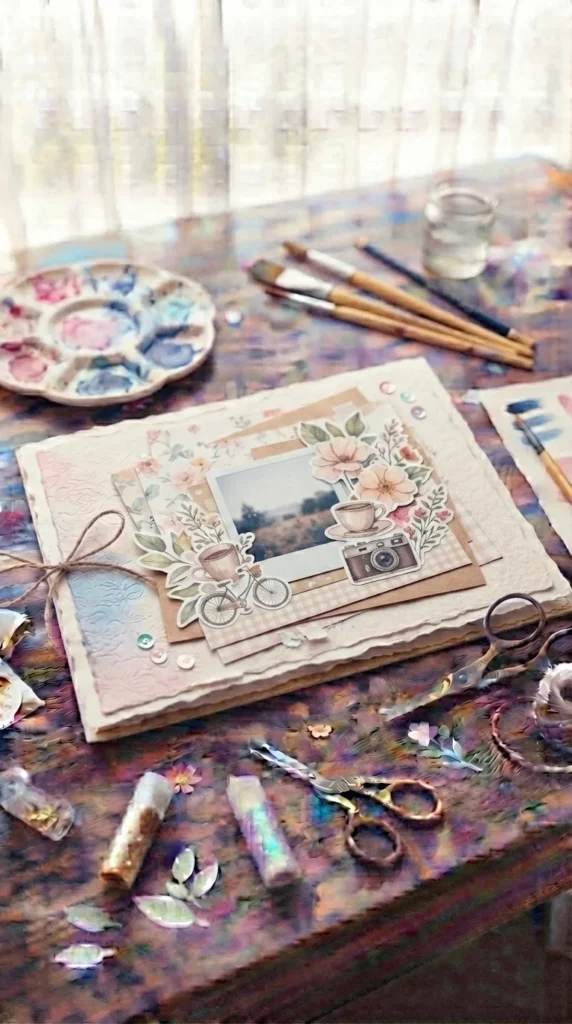 Scrapbook Style Layer Card