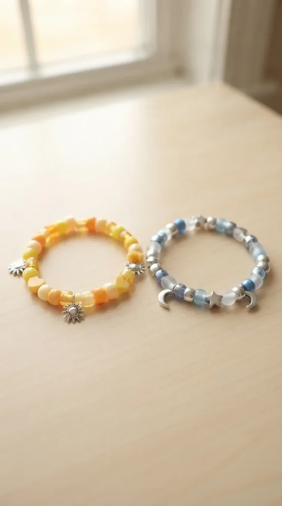 Sun and Moon Pair Bracelets