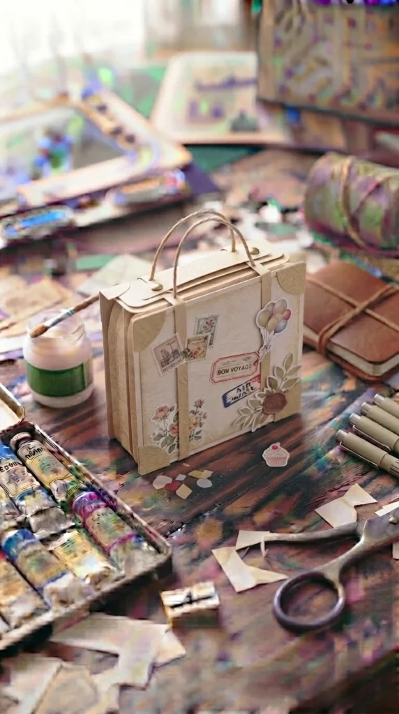 Travel Suitcase Card