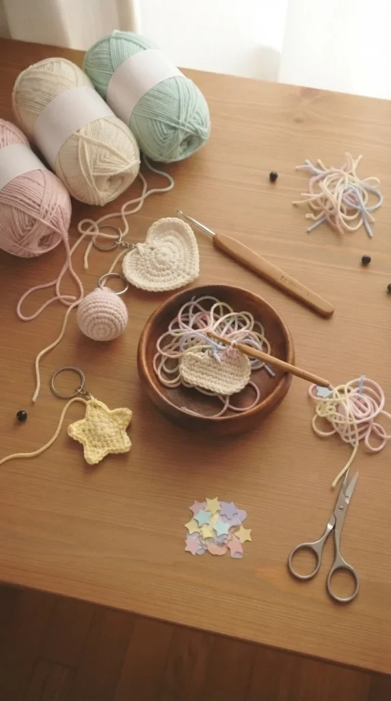 how to crochet a keychain pattern for beginners