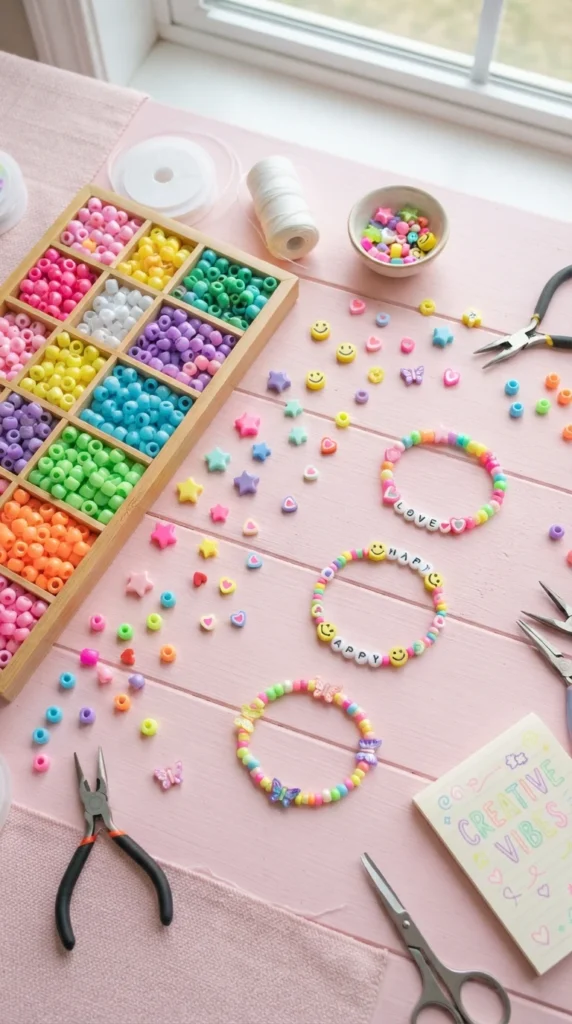 how to make kandi singles with charms